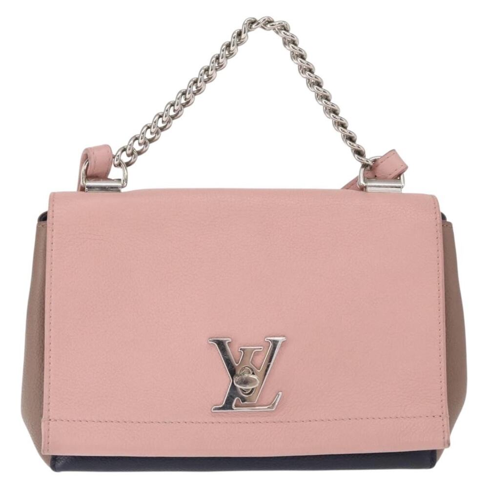 Louis Vuitton Leather Rock Me 2 BB Shoulder Bag Pink